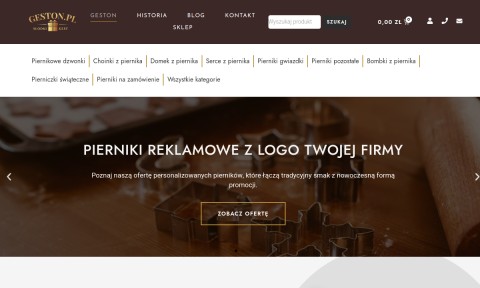 Pierniczki świąteczne i pierniki reklamowe
