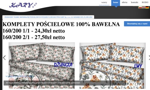 Producent tkanin bawełnianych, tkanin Łódź