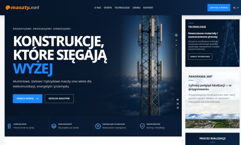 producent masztów kratownicowych