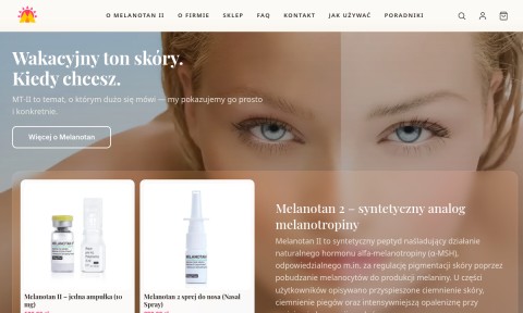 Melanotan II - Szybka i długotrwała opalenizna