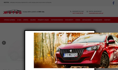 Motos szkoła jazdy. Ośrodek szkolenia kierowców Nisko
