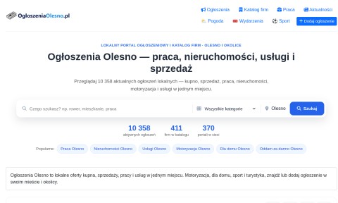 sprzedam Olesno