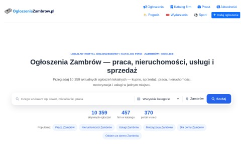 ogloszenia Zambrów