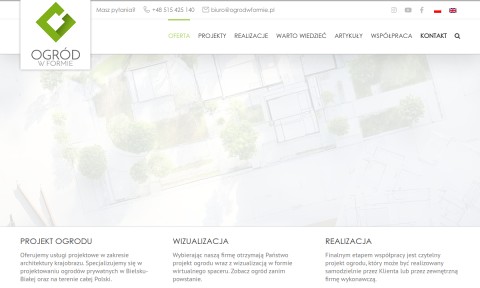 Projektowanie ogrodów Kraków