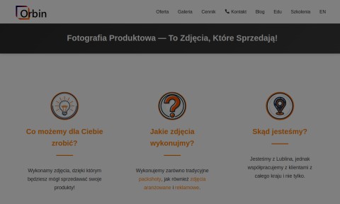 Fotografia produktowa Orbin Studio
