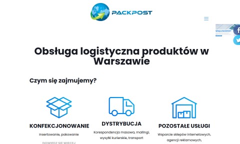korespondencja masowa Warszawa
