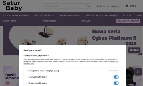 SaturBaby – sklep z wózkami, fotelikami i akcesoriami dziecięcymi