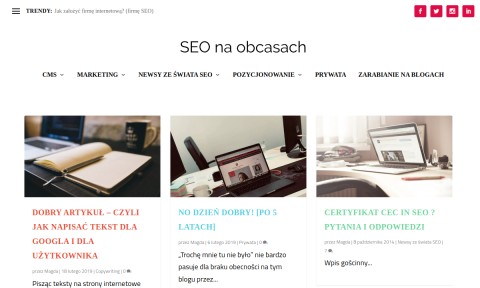 Blog o pozycjonowaniu