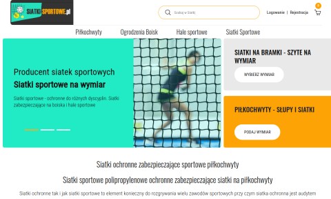 siatki-sportowe.pl - piłkochwyty wewnętrzne