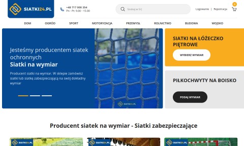 siatki24.pl - siatka zabezpieczająca asekuracyjna