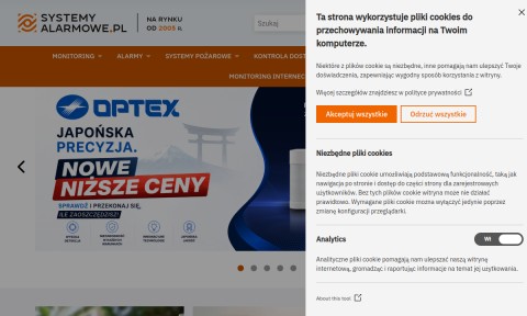 Systemy zabezpieczeń sklep - alarmy,
