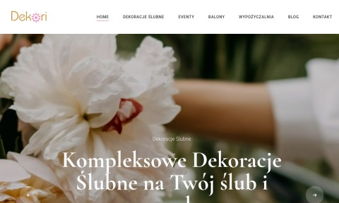 dekoracje ślubne