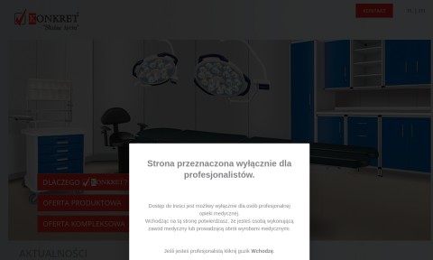 Konkret - producent wyposażenia szpitali