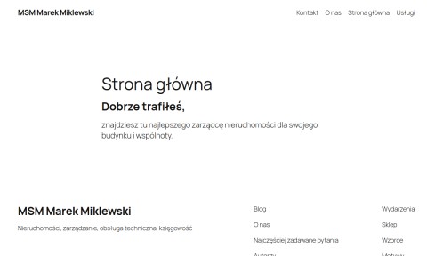 www.msm.nieruchomosci.pl - wycena mieszkań