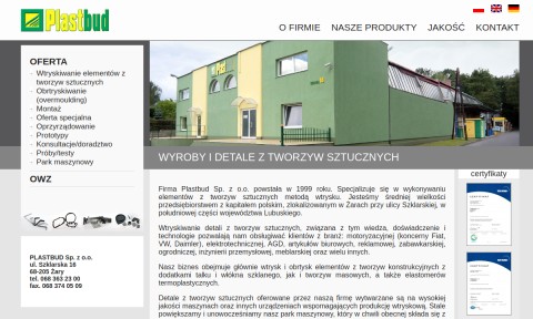wtrysk tworzyw sztucznych