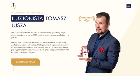 Iluzjonista Tomasz Jusza