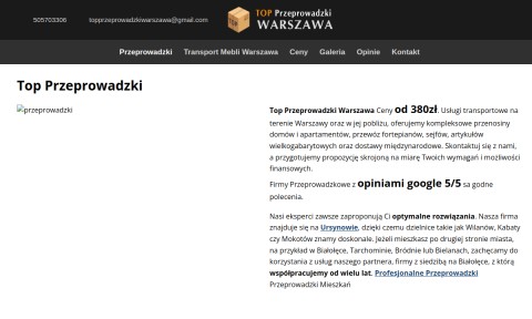 Przeprowadzki Warszawa