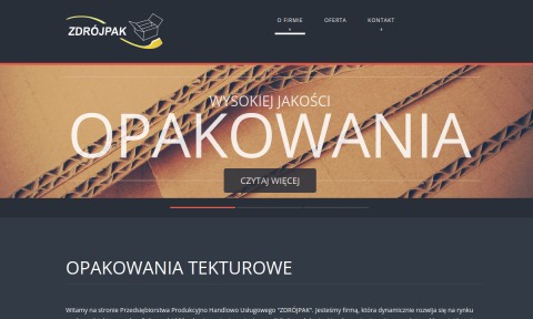 Opakowania tekturowe - ZDRÓJPAK