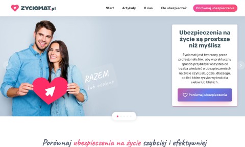Życiomat – ranking, porównywarka ubezpieczeń i polis na życie