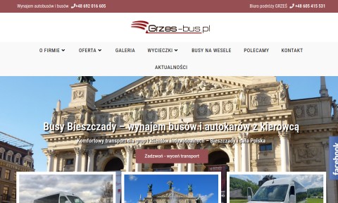Grześ-Bus. Bieszczady Busy Wynajem Autobusy