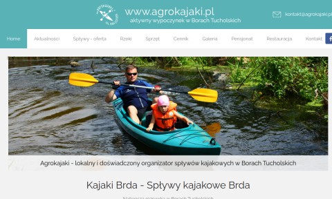 Agrokajaki - spływy brdą
