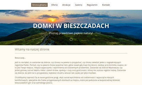 Całoroczne domki w Bukowcu