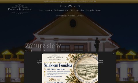hotel Busko Zdrój | http://www.palacwkonarach.pl