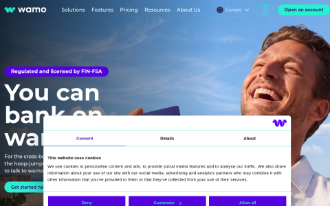 Capture du site wamo