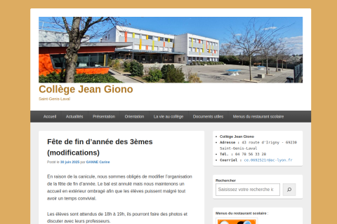 vignette du site