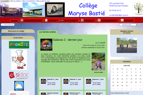 vignette du site