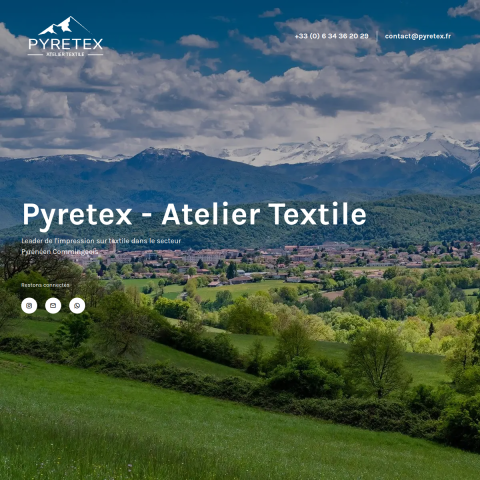 Aperçu du site Pyretex