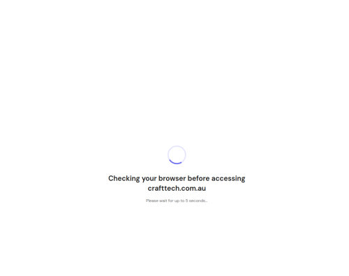 Example trade business website on mobile