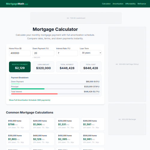 MortgageCalc