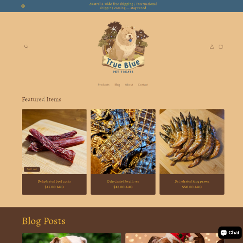 True Blue Pet Treats