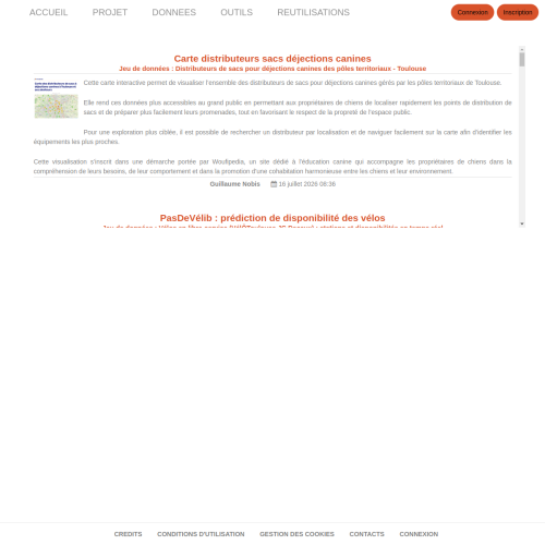 Toulouse Métropole — Vitrine des applications
