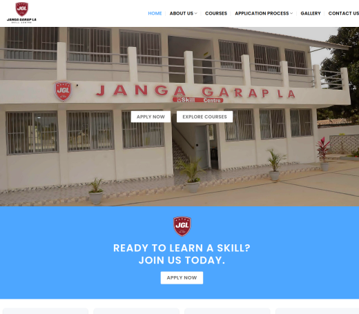 Mobile preview of Janga Garap La website