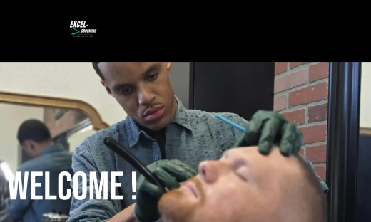 Preview thumbnail of Excel Grooming barbering website
