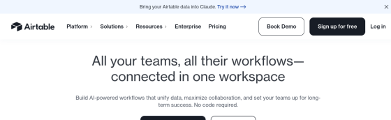 Airtable screenshot