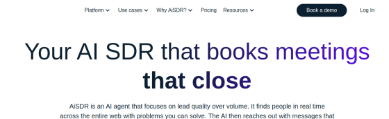 AiSDR screenshot