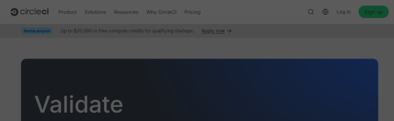 CircleCI screenshot