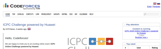 Codeforces screenshot