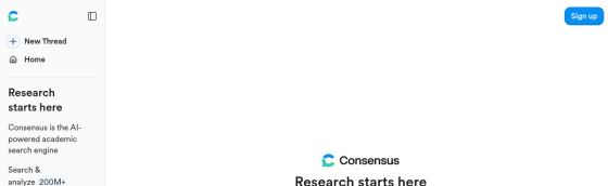Consensus screenshot