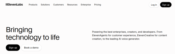 ElevenLabs screenshot