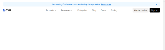 Exa screenshot
