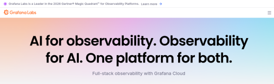 Grafana Cloud screenshot