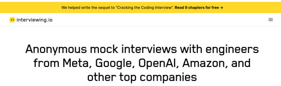 interviewing.io screenshot