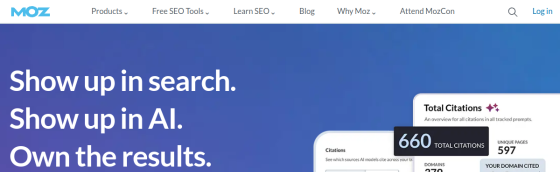 Moz Pro screenshot