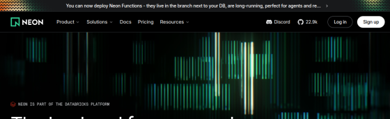Neon screenshot