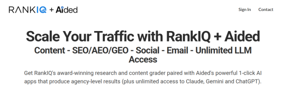 RankIQ screenshot