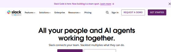 Slack screenshot